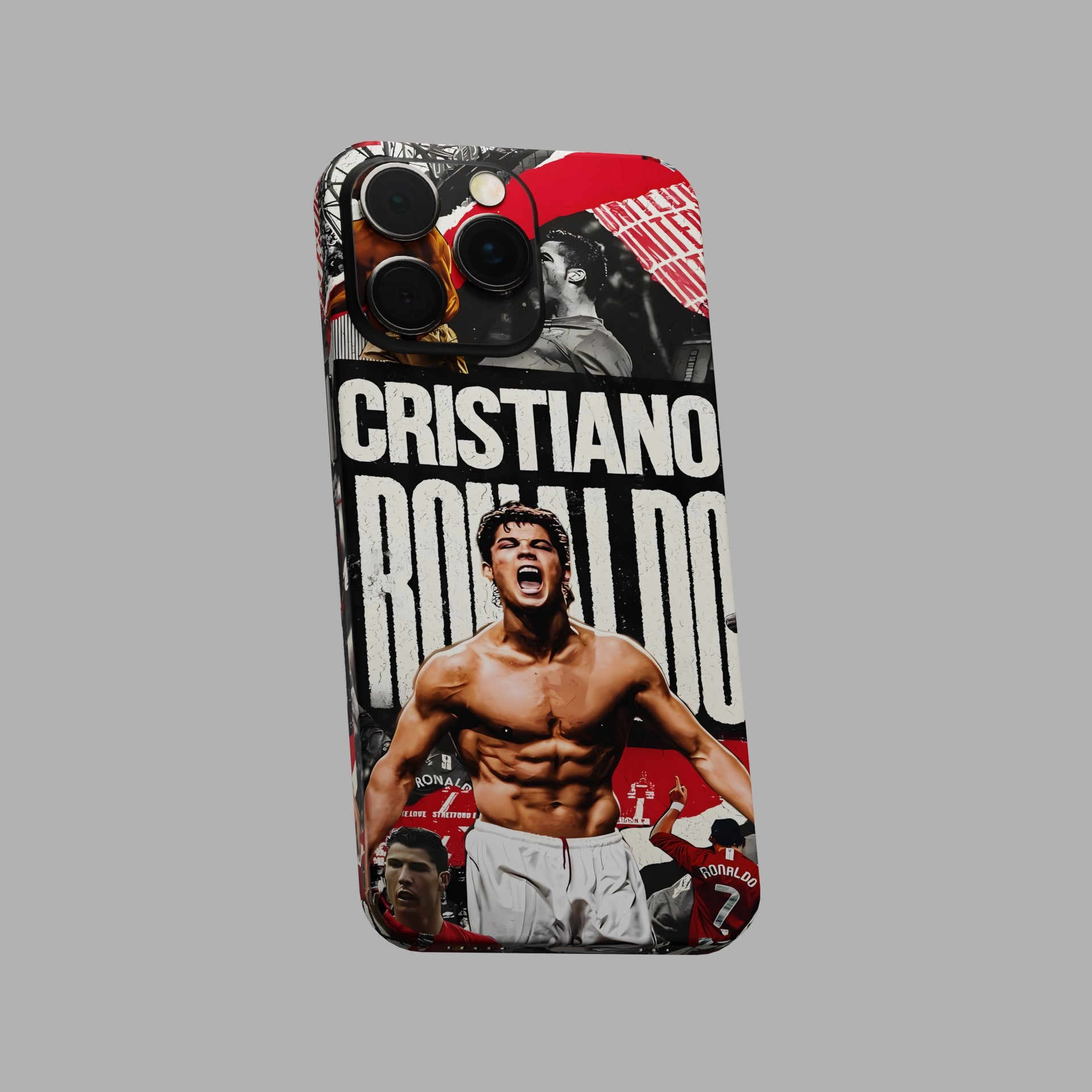 CR7-The Legend Collage Mobile Skins & Wraps