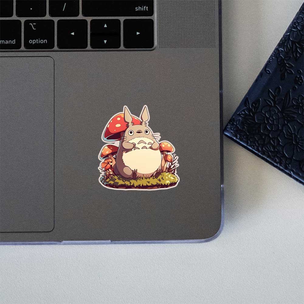 Totoro Mushroom Spirit Sticker