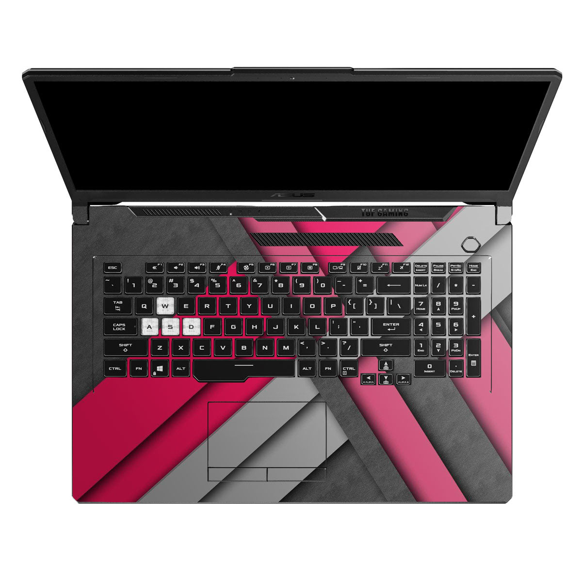 Pink & Grey - Laptop Skins