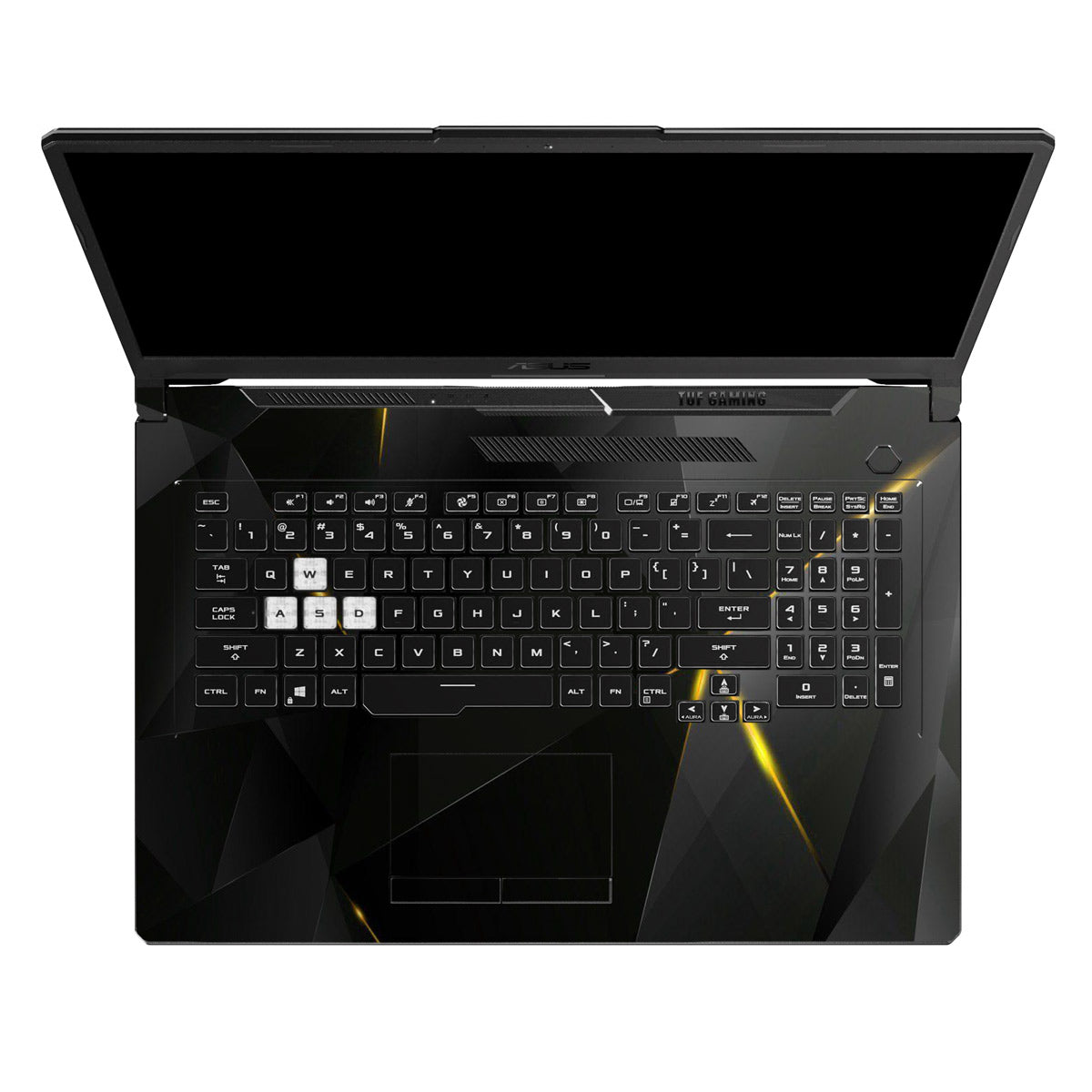 Golden Fracture - Laptop Skins