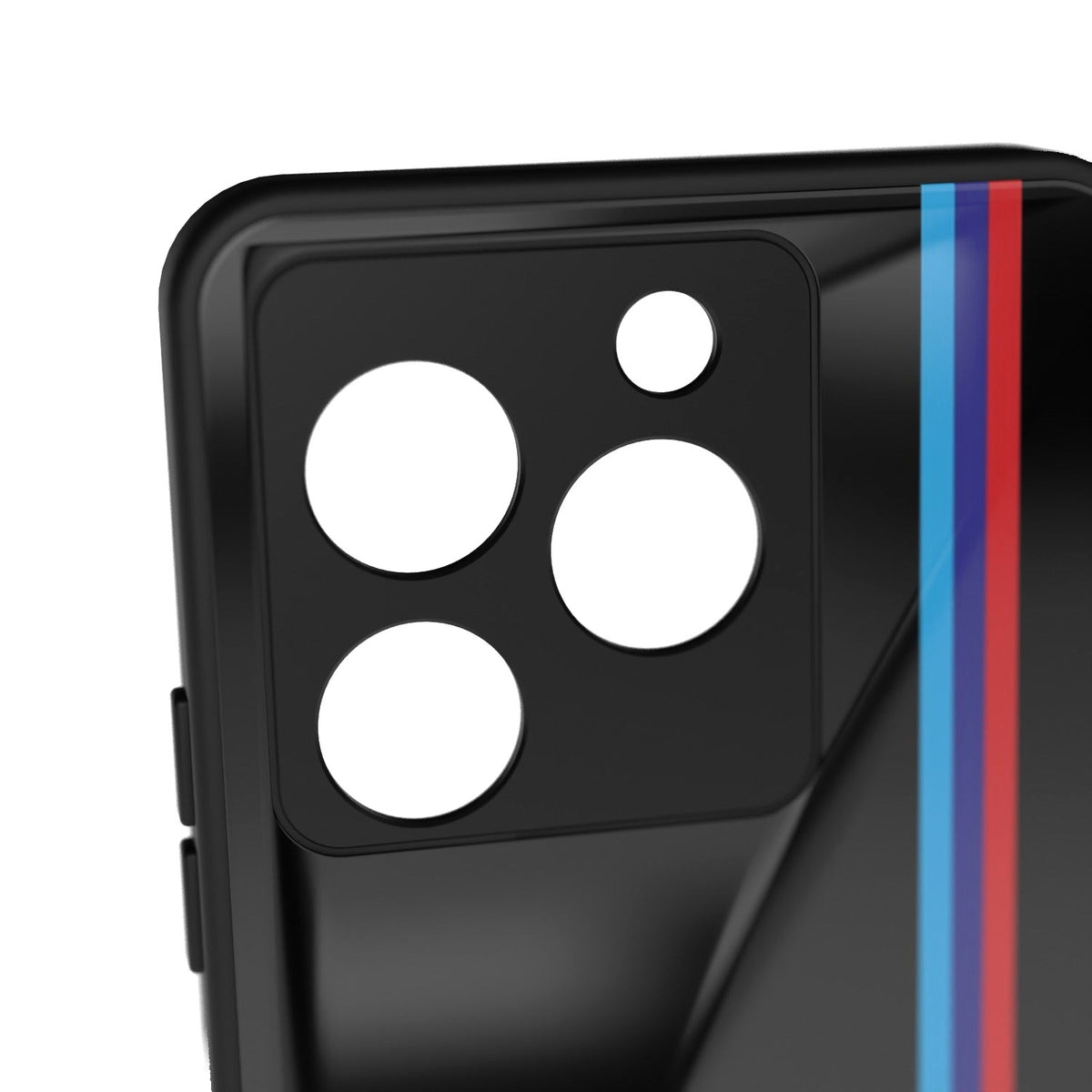 M Sport printed metal phone case - camera close-up