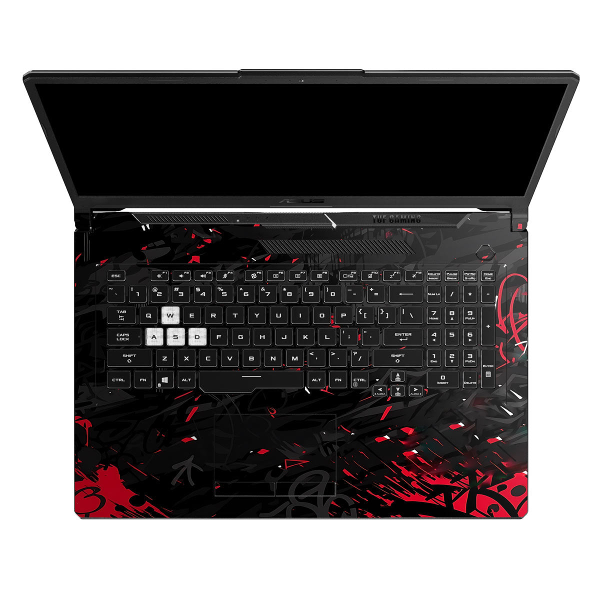 Abstract Crimson - Laptop Skins