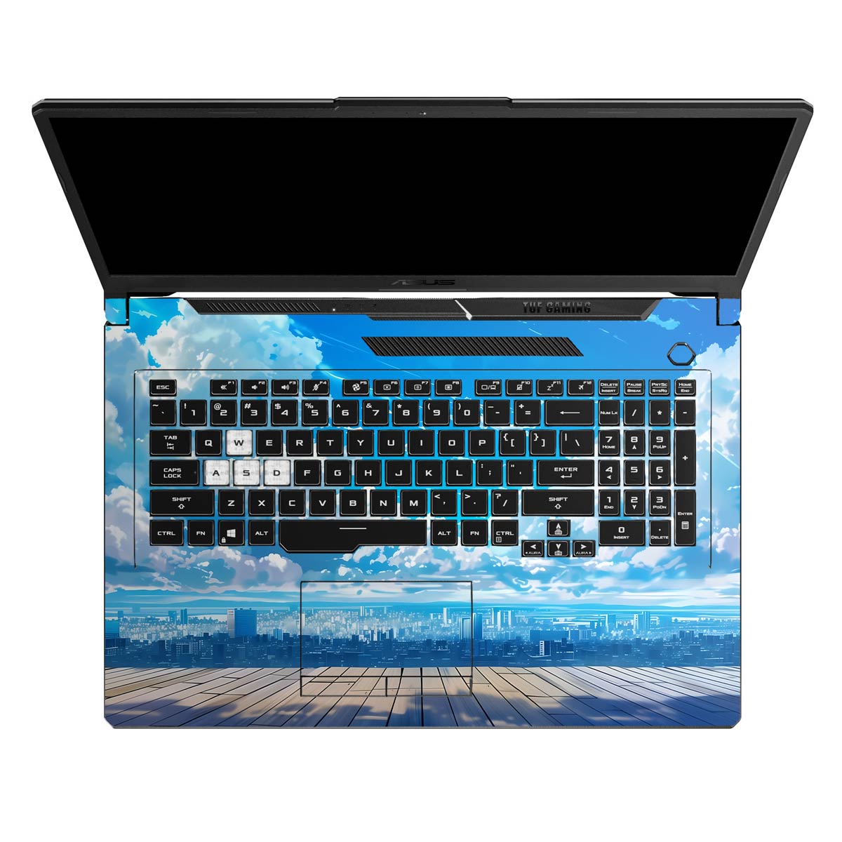 Skybound City - Laptop Skins & Wraps