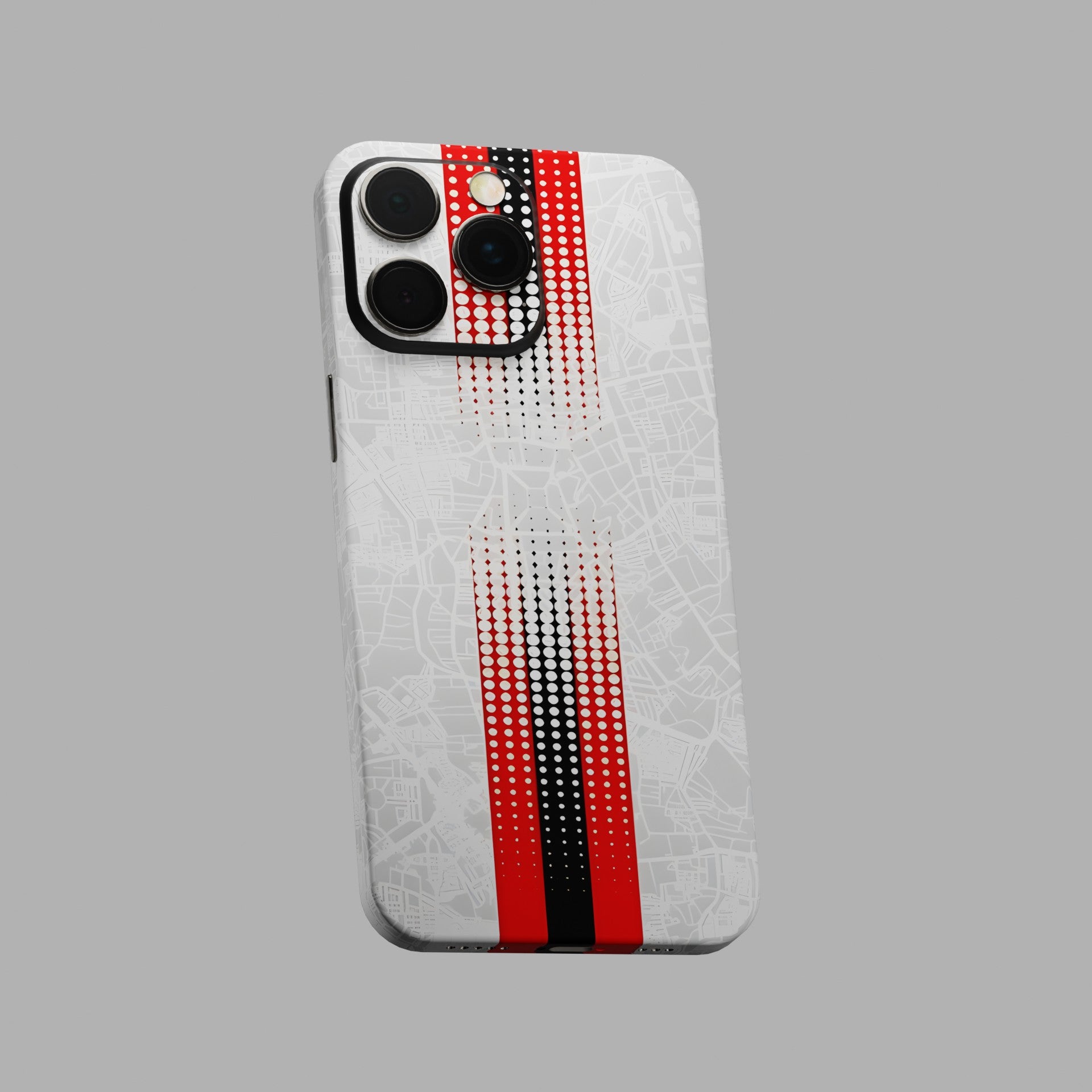 Halftone Stripe Mobile Skins & Wraps