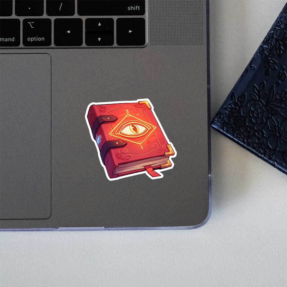 Gravity Falls Magic Book Eye Sticker