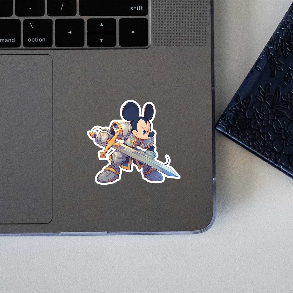 Mickey Mouse Knight Armor Sticker