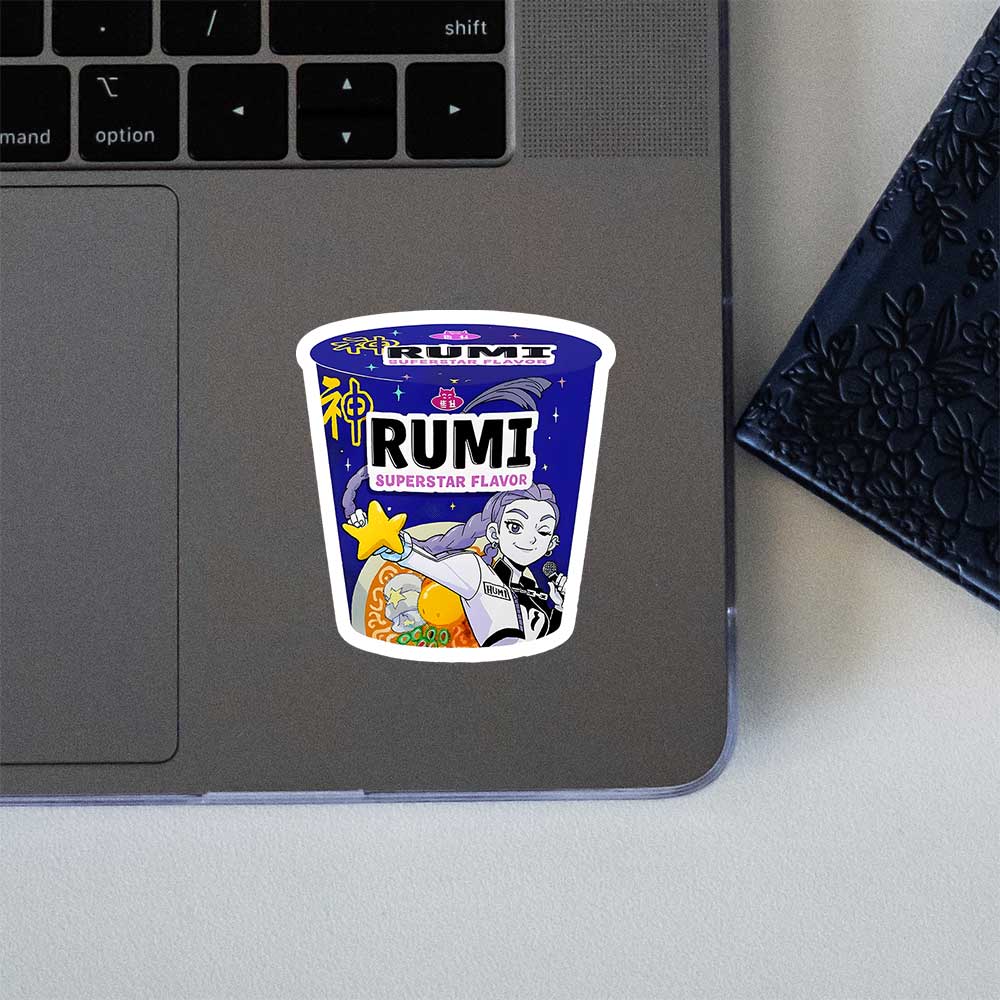Rumi Superstar Ramen Cup K Pop Demon Hunters Sticker