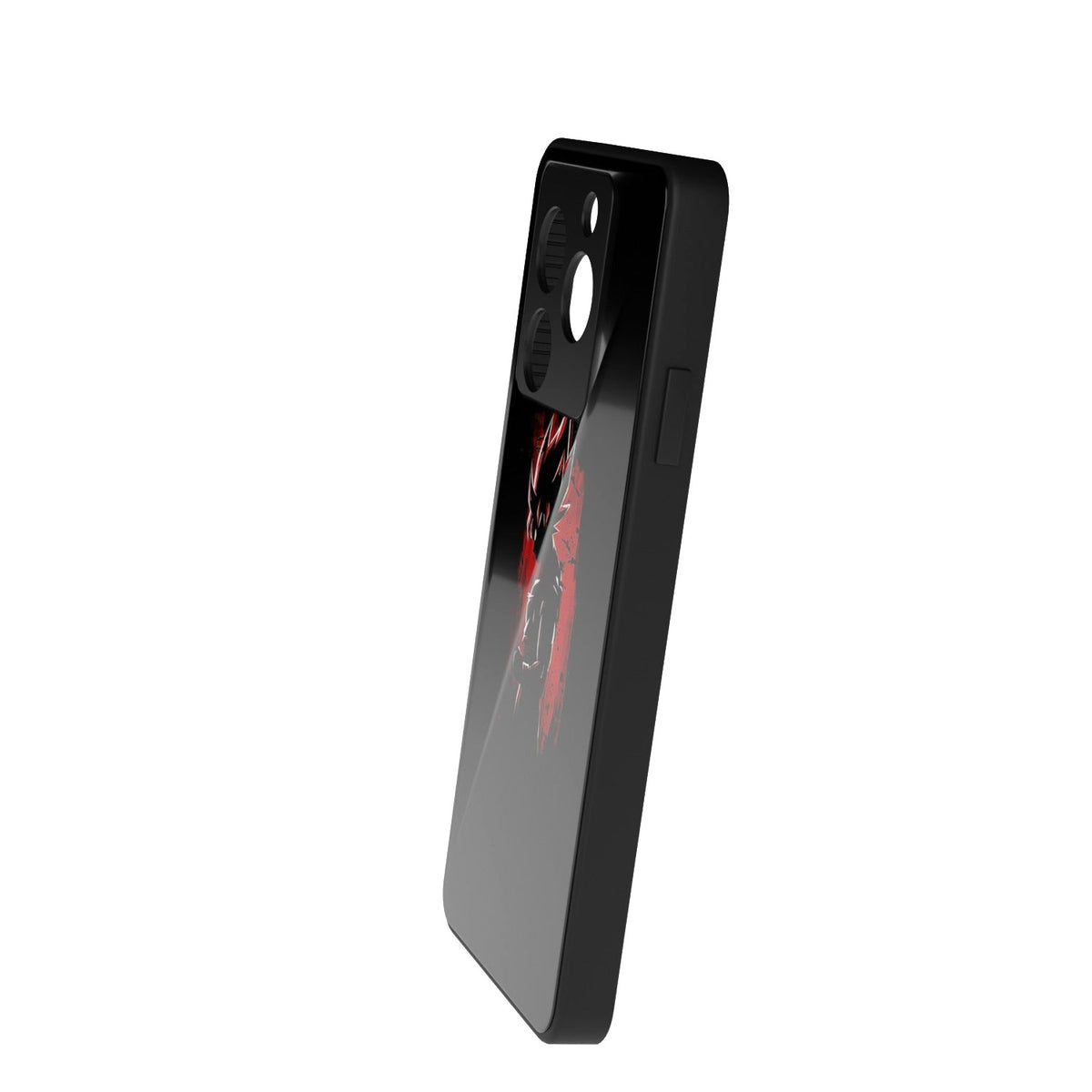 KiBurst printed metal phone case - side view