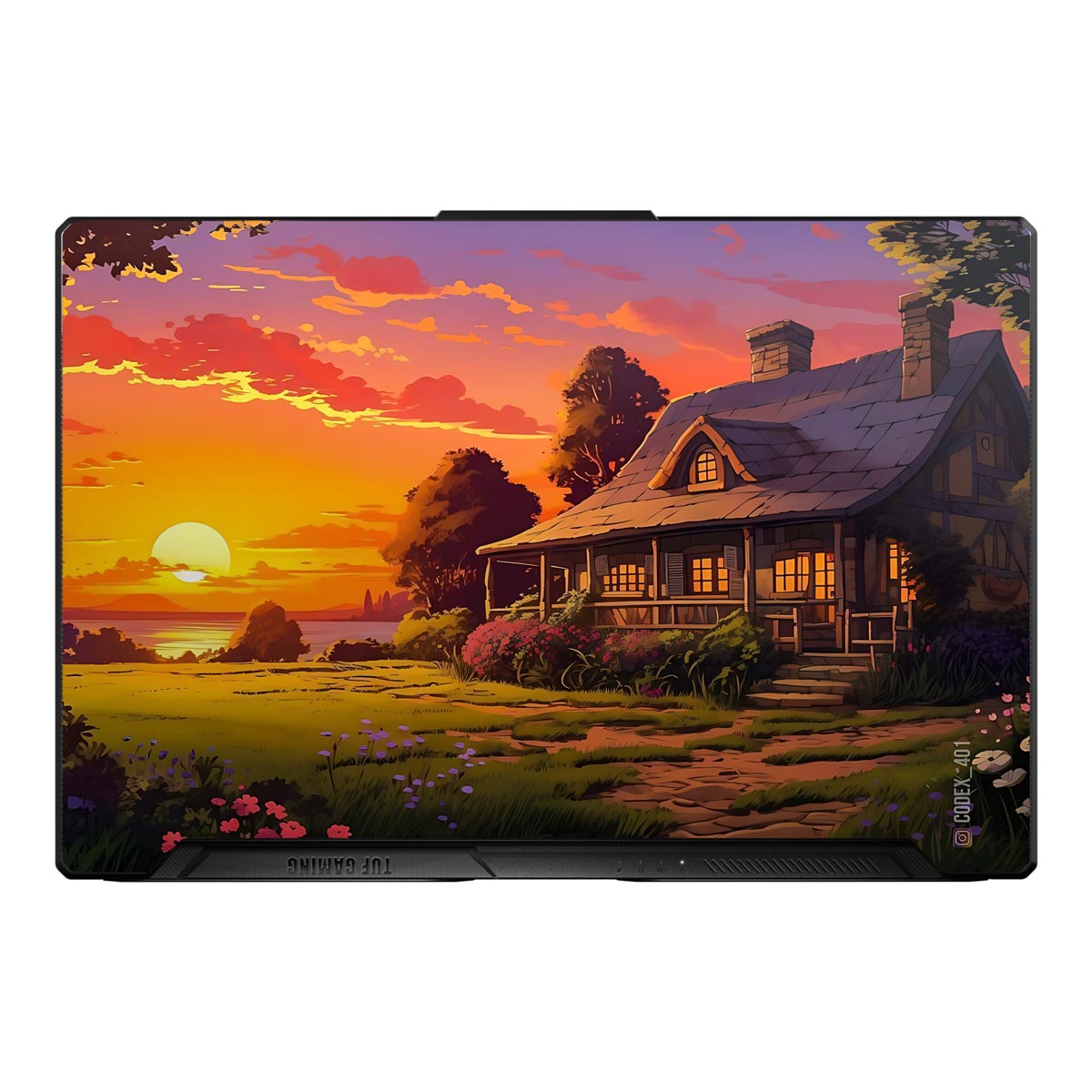 Sunset Cottage - Laptop Skins & Wraps