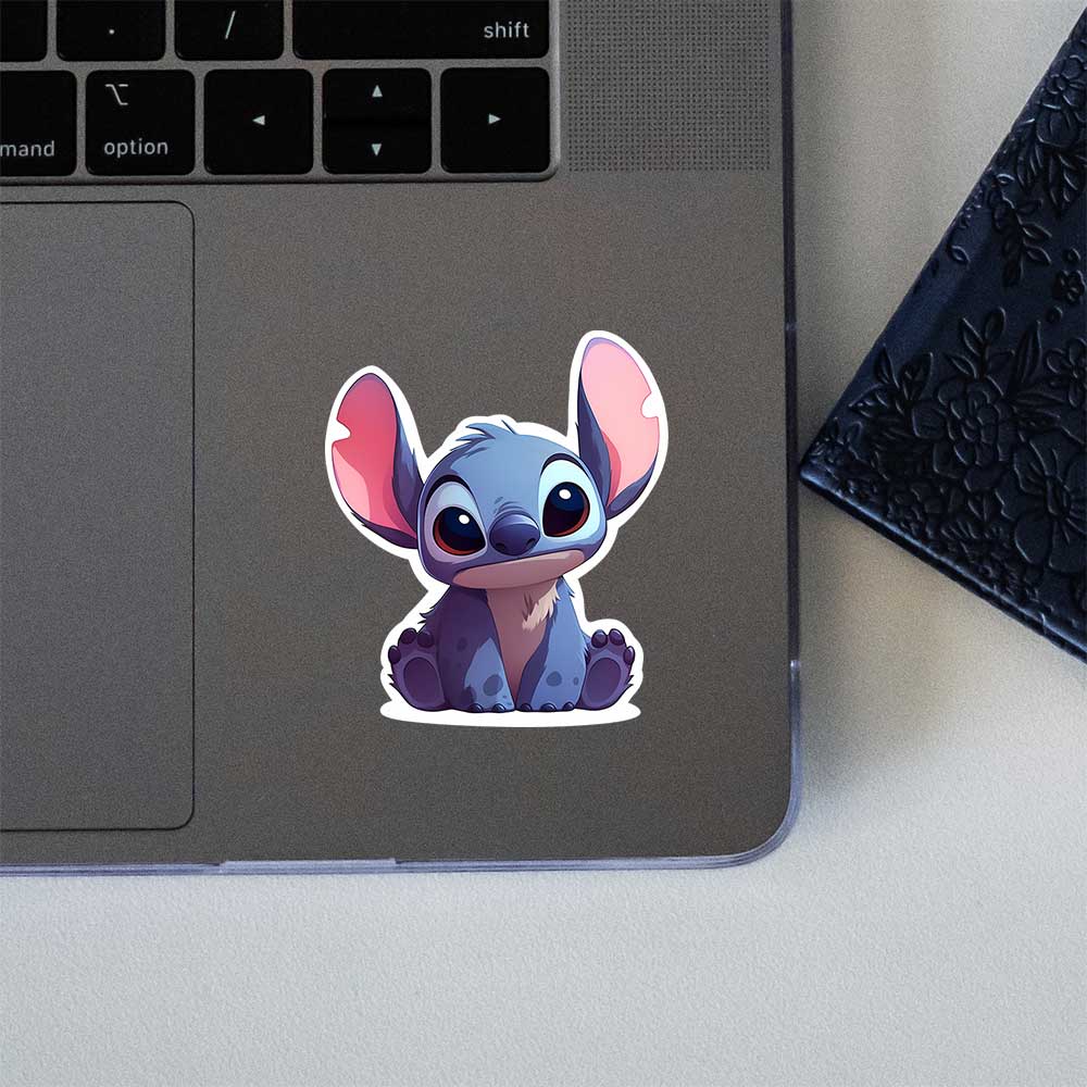 Cute Stitch Sitting Sticker