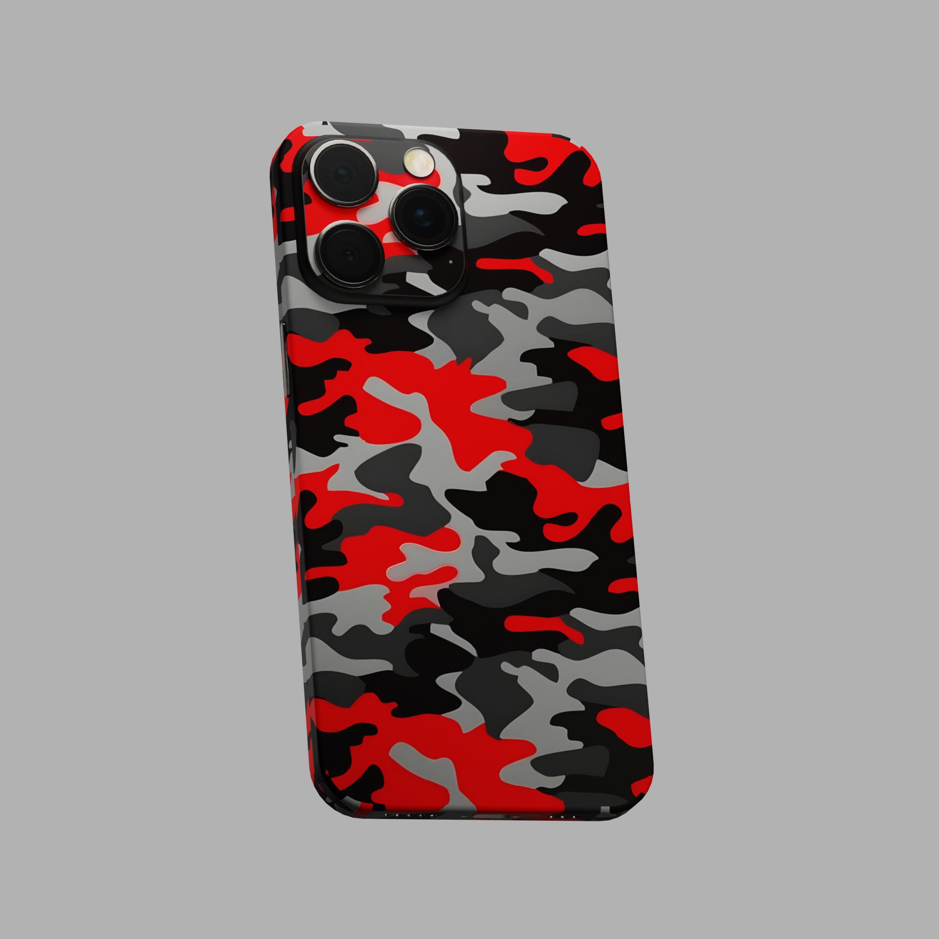 Red Camouflage Mobile Skins & Wraps