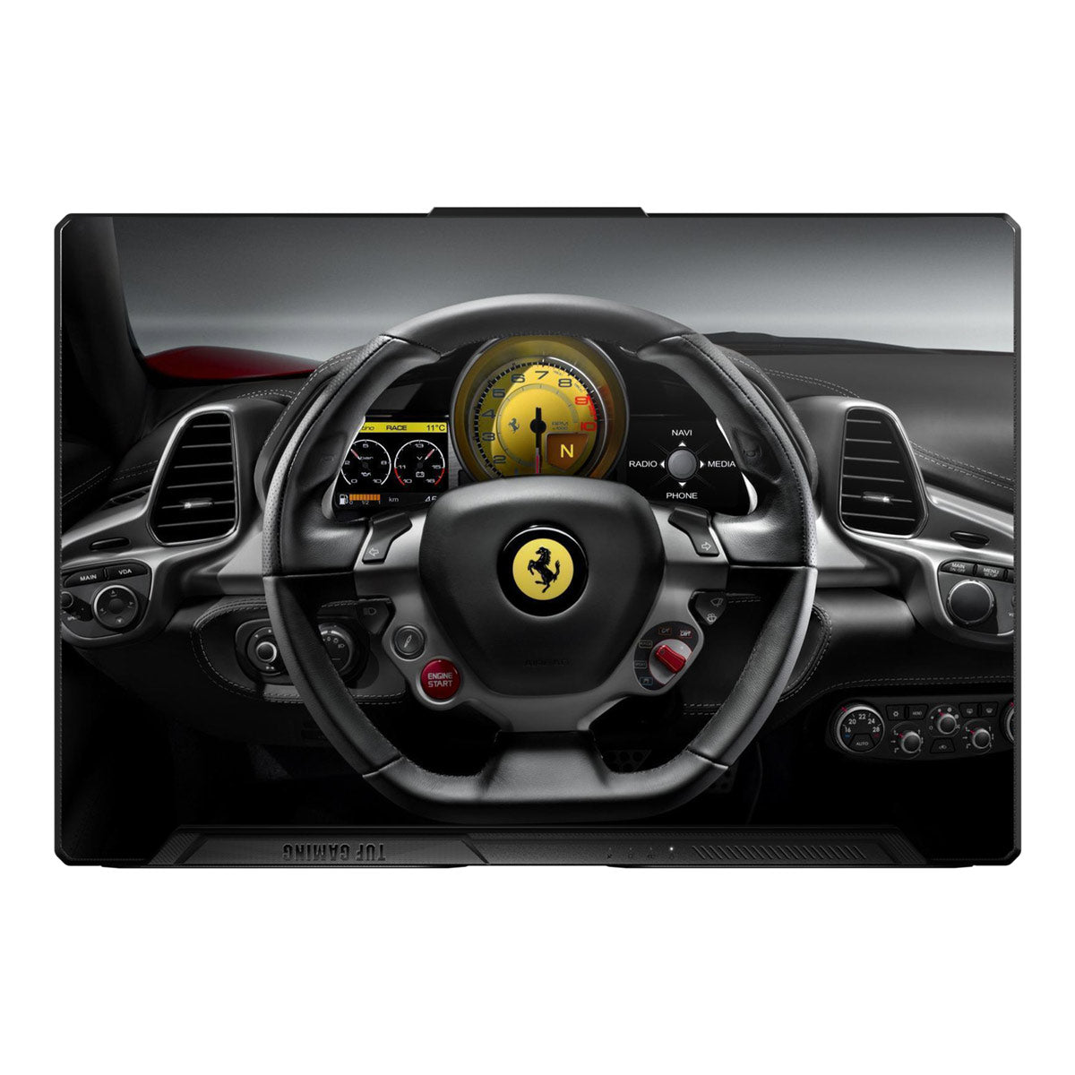 Ferrari Cockpit - Laptop Skins