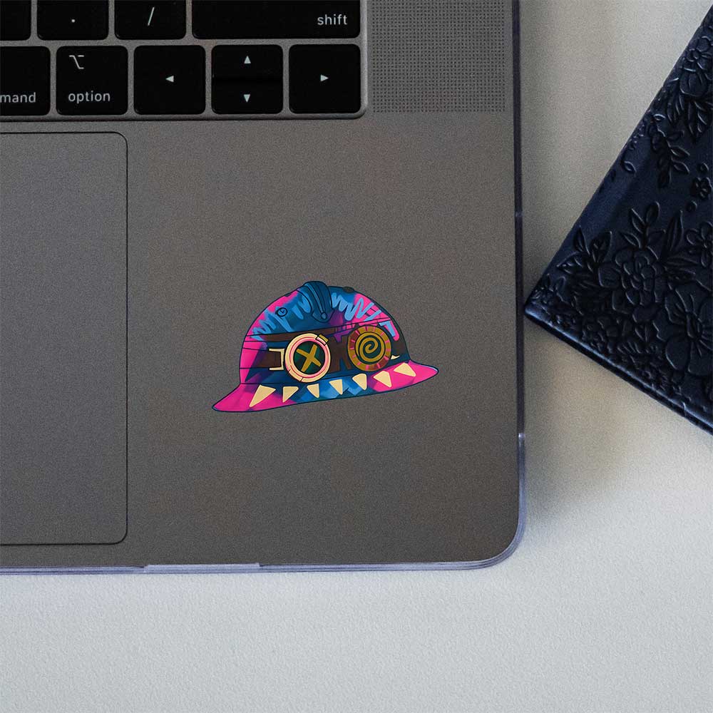 Cool Isha Hat Arcane Sticker