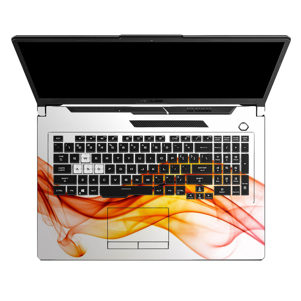 Orange Smoke - Laptop Skins