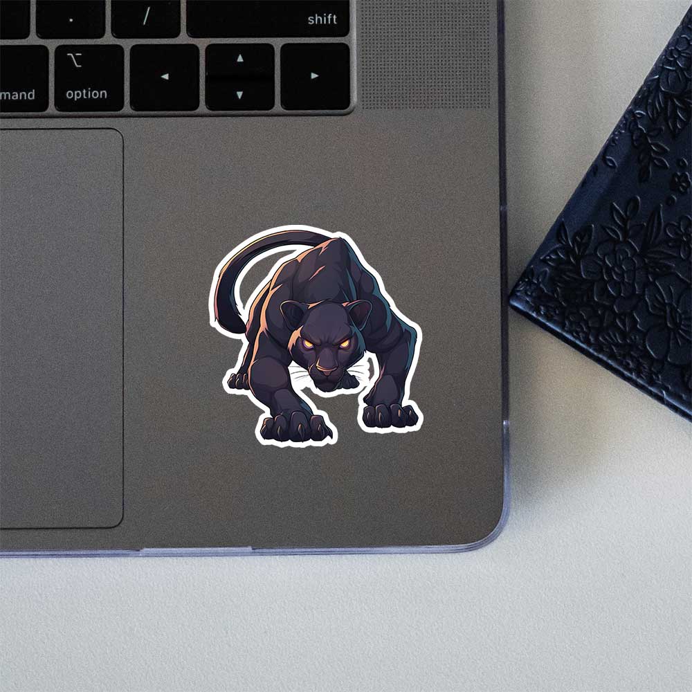 Black Panther Animal Sticker