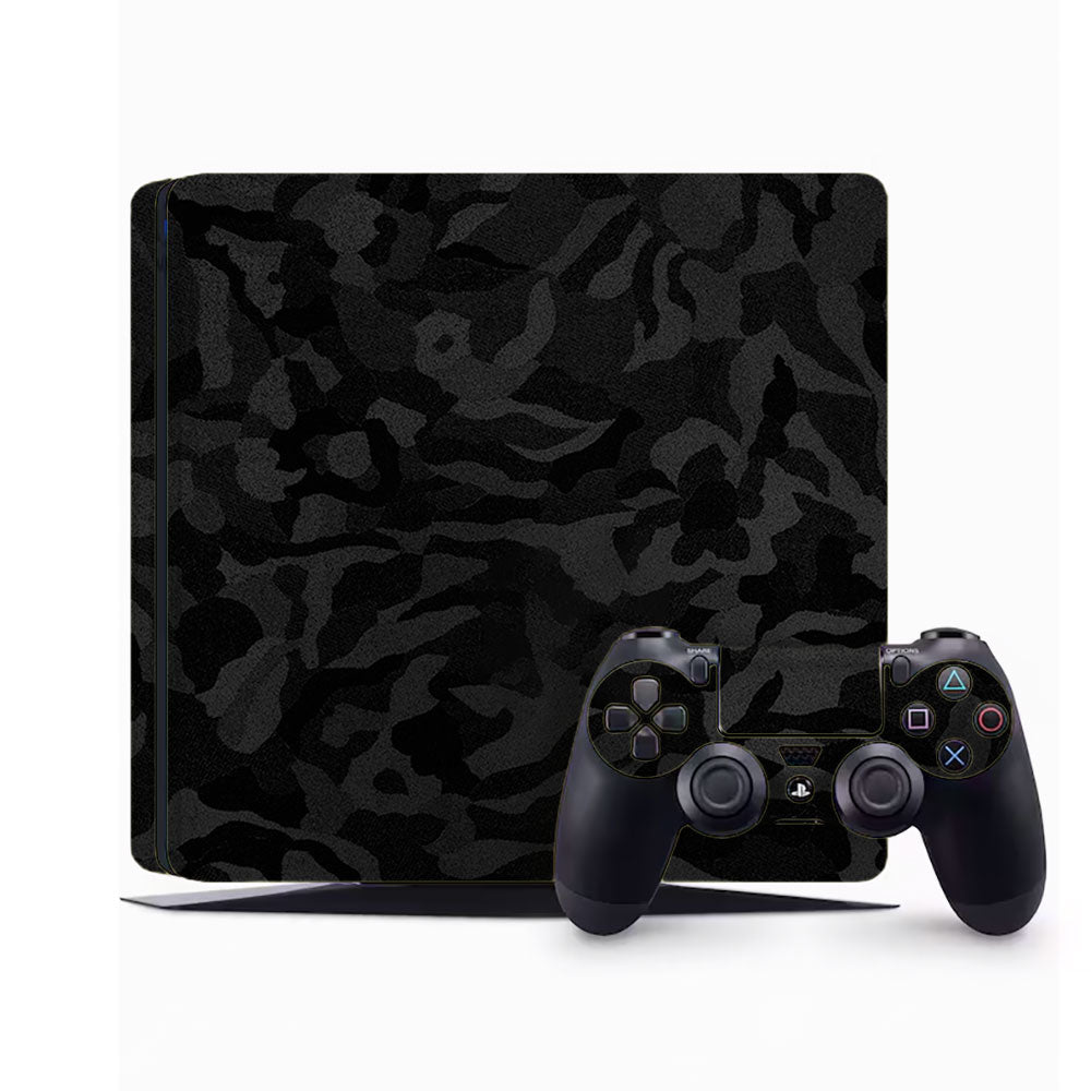 3M Black Camo PlayStation 4 Slim Skins & Wraps