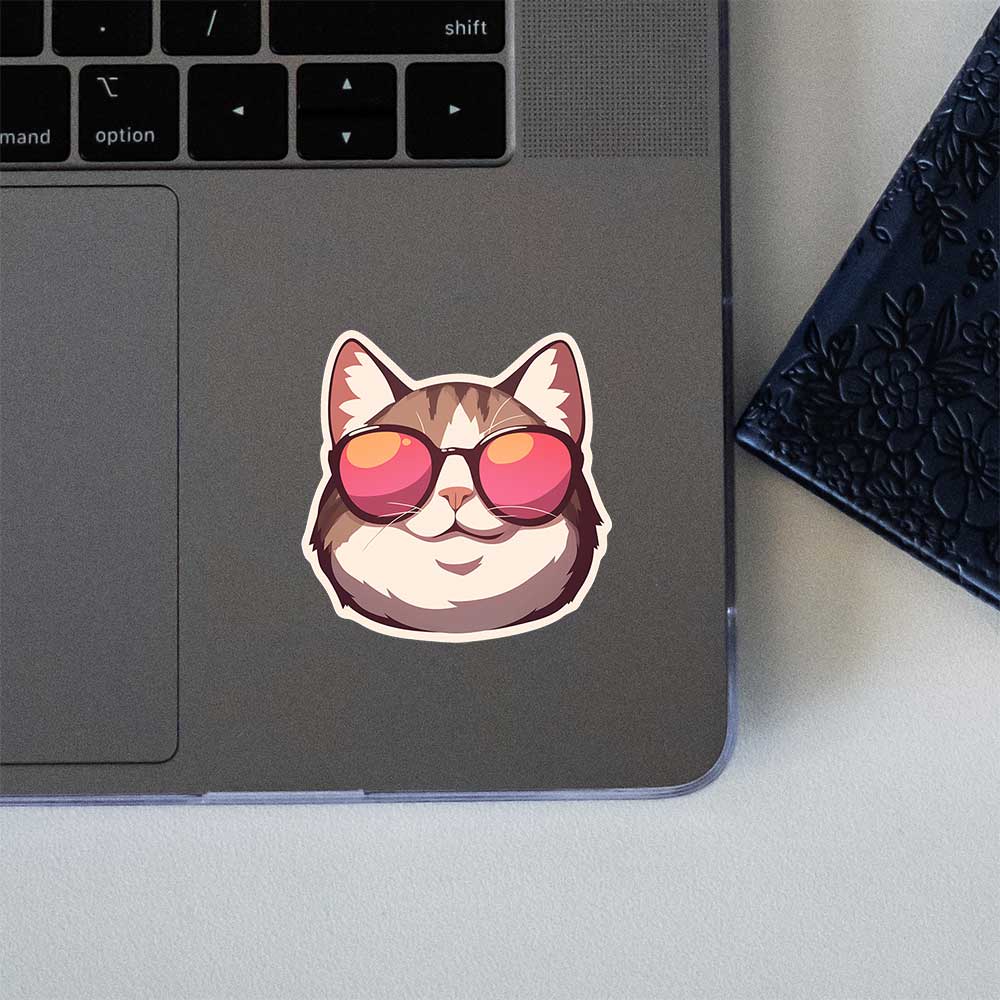 Cool Cat In Sunglasses Sticker