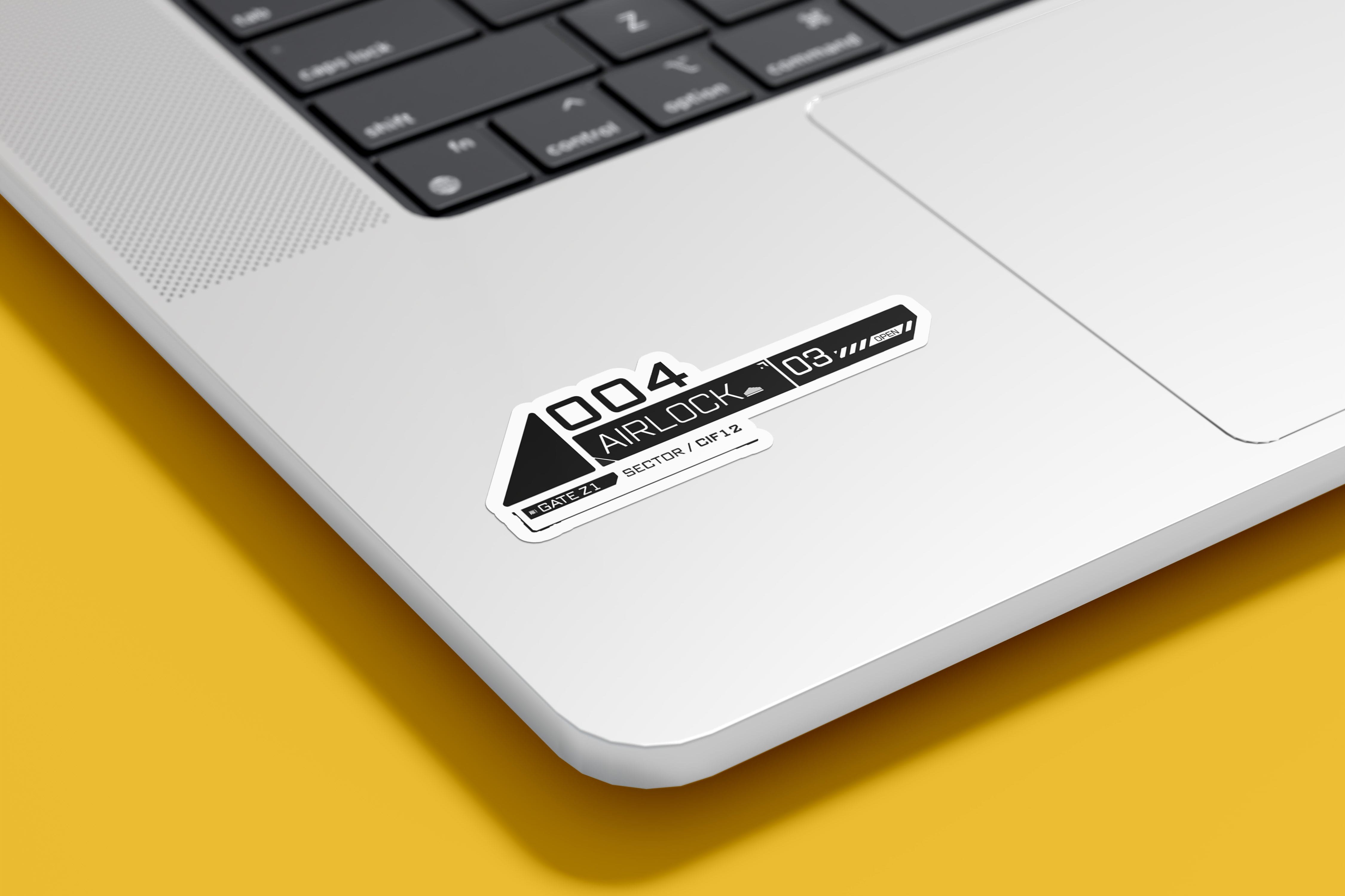 Dystopian Sticker Pack: Black & White Cyberpunk Decalz Pack