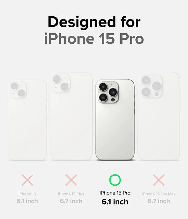 iPhone 15 Pro Back Cover Case | Fusion X- Camo Black