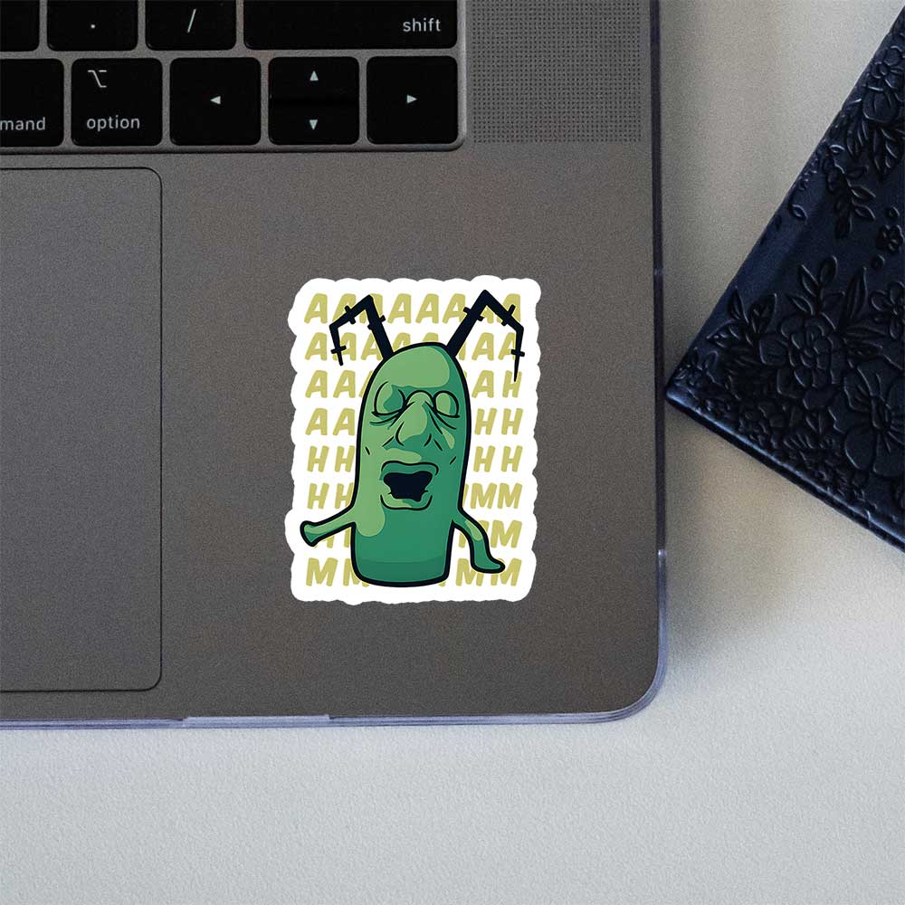 Spongebob Plankton Screaming Sticker