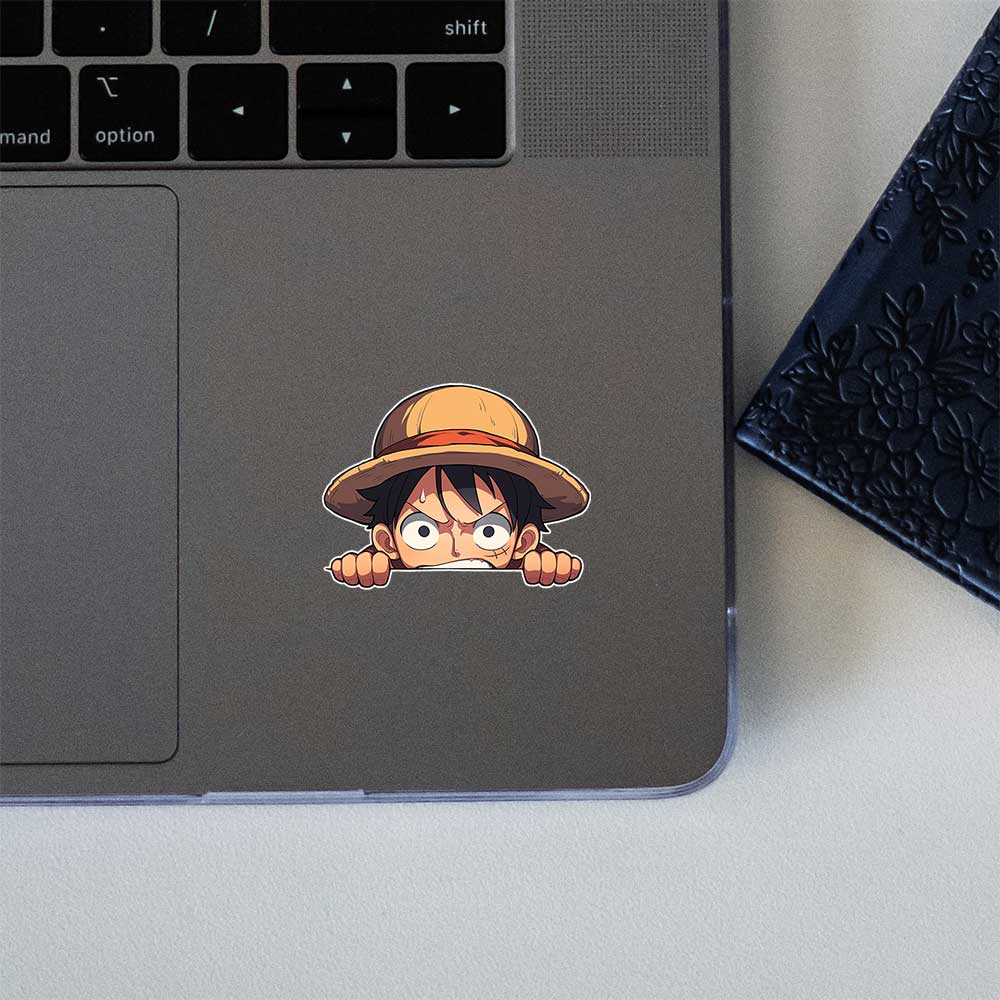 One Piece Luffy Angry Sticker