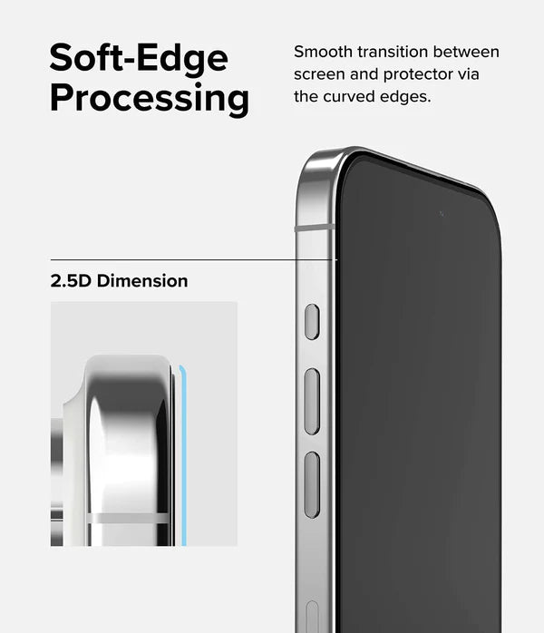 iPhone 15 Pro Max Tempered Glass Screen Protector Guard | Full Glass - 1 Pack