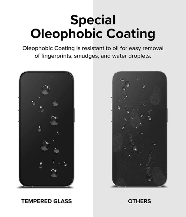 iPhone 15 Pro Tempered Glass Screen Protector Guard | Full Glass - 1 Pack