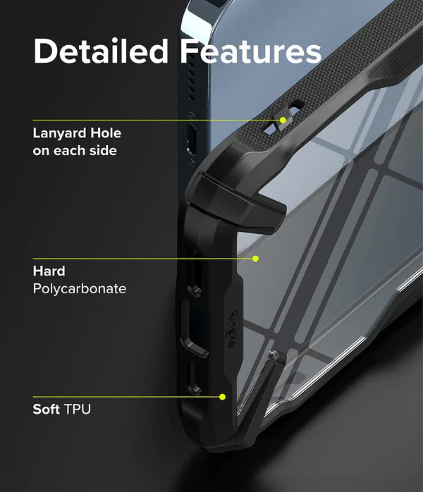 iPhone 13 Pro Max Back Cover Case | Fusion X - Black