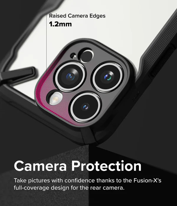 iPhone 15 Pro Back Cover Case | Fusion X- Black