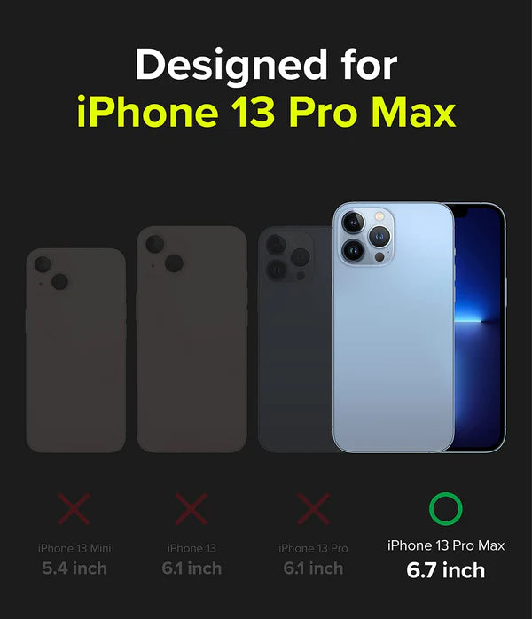 iPhone 13 Pro Max Back Cover Case | Fusion X - Camo Black