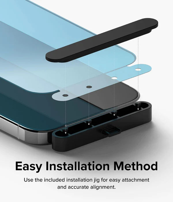 iPhone 15 Pro Max Tempered Glass Screen Protector Guard | Full Glass - 1 Pack