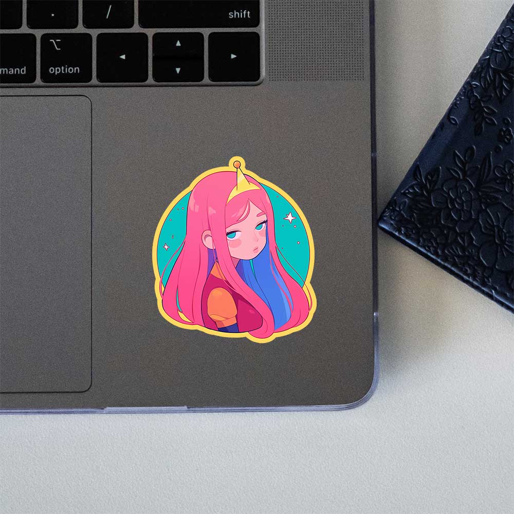 Princess Bubblegum Bored Face Sticker