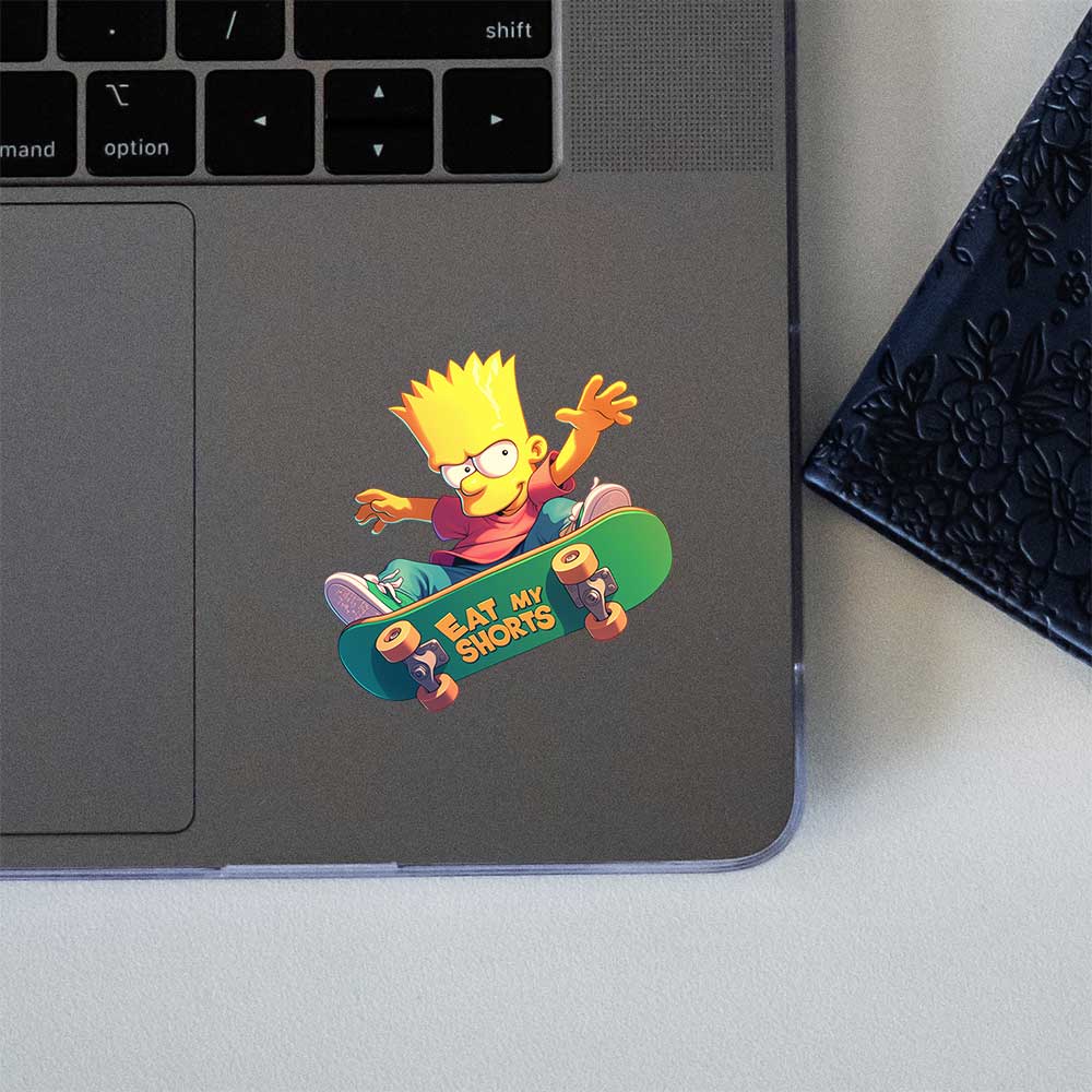 Bart Simpson Skateboard Sticker