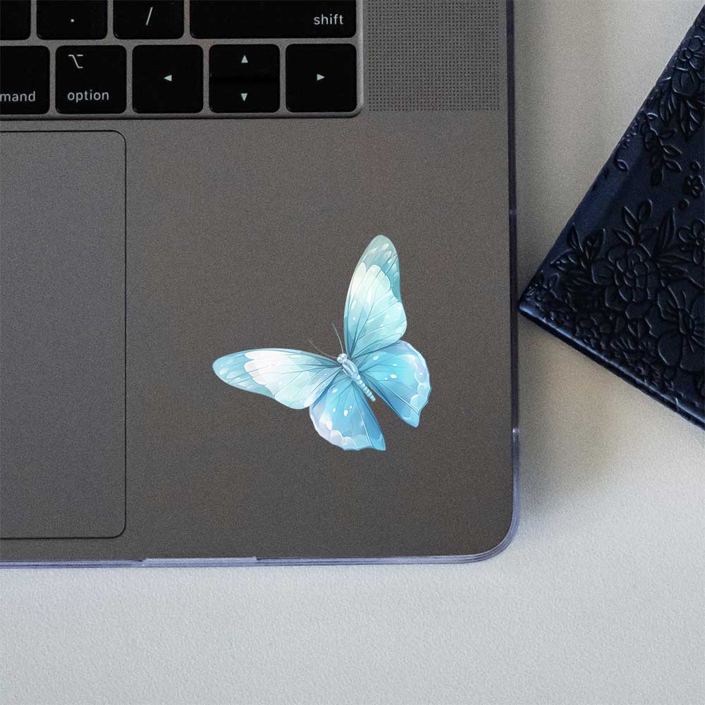 Blue Butterfly Aesthetic Sticker