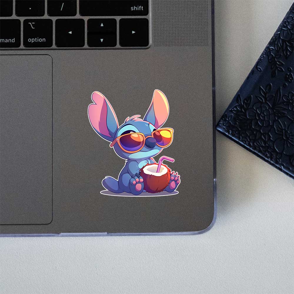 Stitch Summer Vibes Sticker