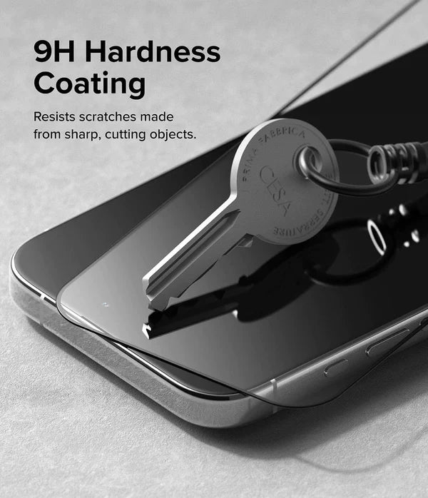 iPhone 15 Pro Tempered Glass Screen Protector Guard | Full Glass - 1 Pack