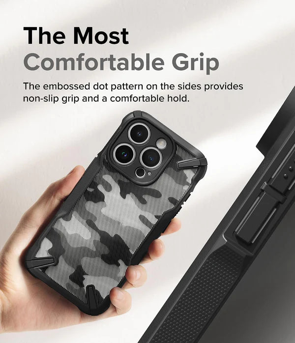 iPhone 15 Pro Back Cover Case | Fusion X- Camo Black