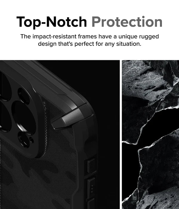 iPhone 15 Pro Back Cover Case | Fusion X- Camo Black