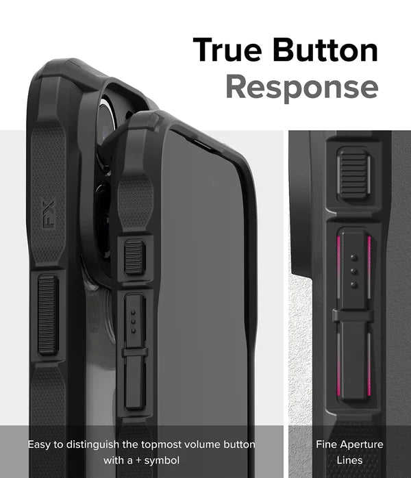 iPhone 15 Pro Back Cover Case | Fusion X- Black