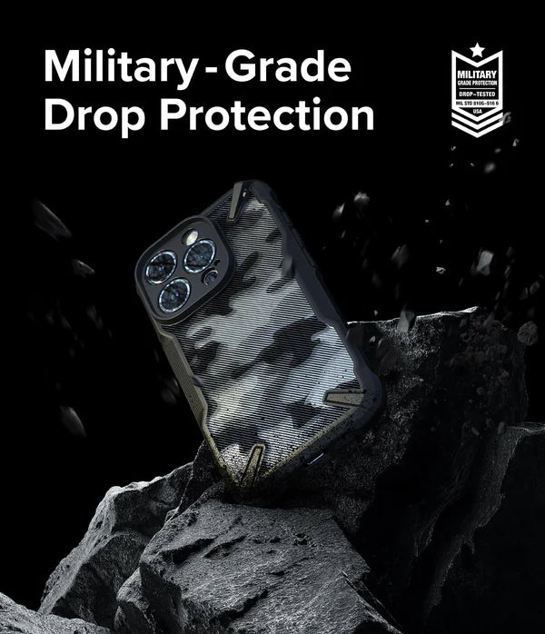 iPhone 15 Pro Back Cover Case | Fusion X- Camo Black