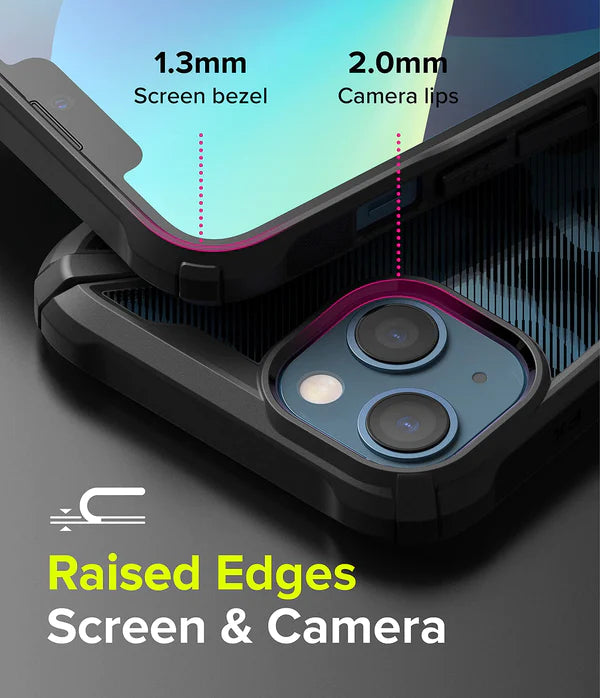 iPhone 13 Back Cover Case | Fusion X Design- Camo Black