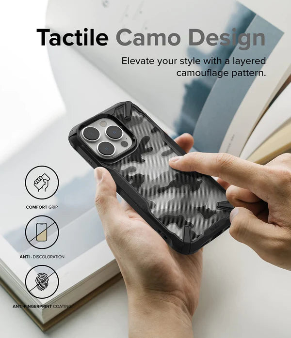 Apple iPhone 14 Pro Max Back Cover Case | Fusion X - Camo Black