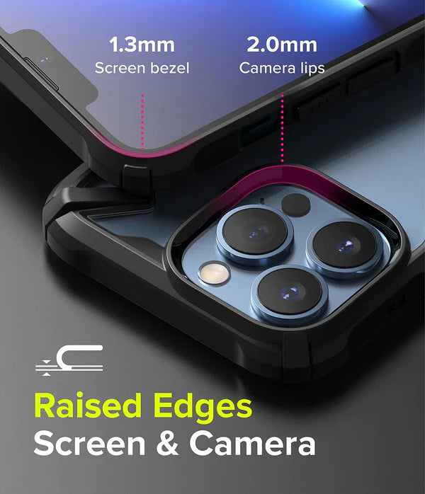 iPhone 13 Pro Max Back Cover Case | Fusion X - Black