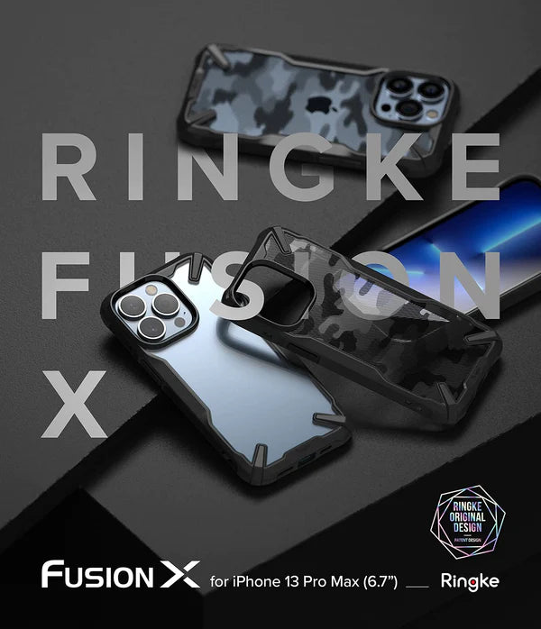 iPhone 13 Pro Max Back Cover Case | Fusion X - Black