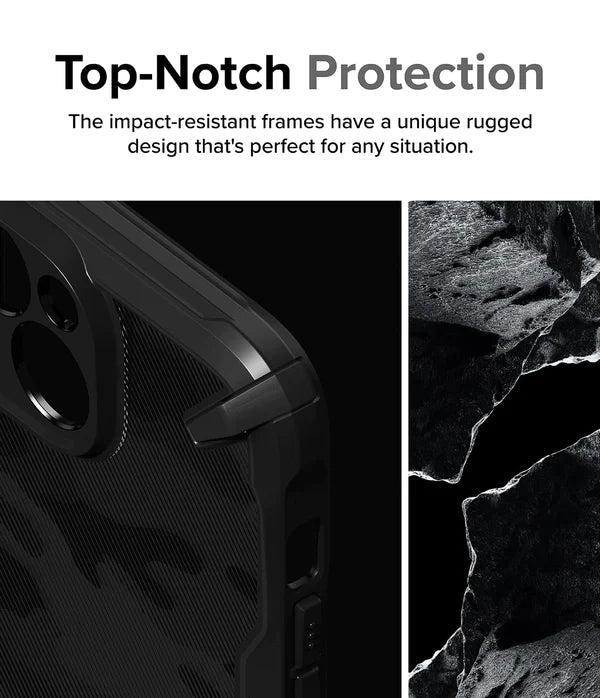 iPhone 15 Plus Back Cover Case | Fusion X - Camo Black