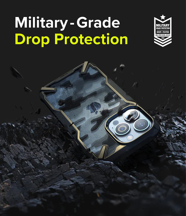iPhone 13 Pro Back Cover Case | Fusion X - Camo Black