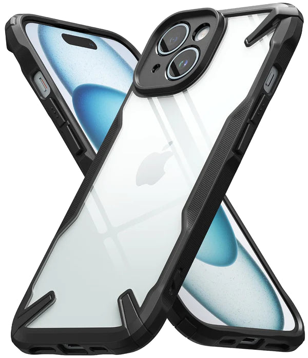 iPhone 15 Plus Back Cover Case | Fusion X - Black