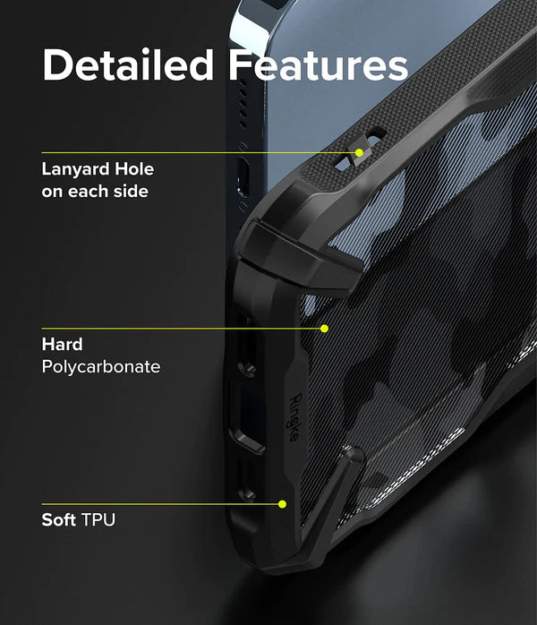 iPhone 13 Pro Back Cover Case | Fusion X - Camo Black