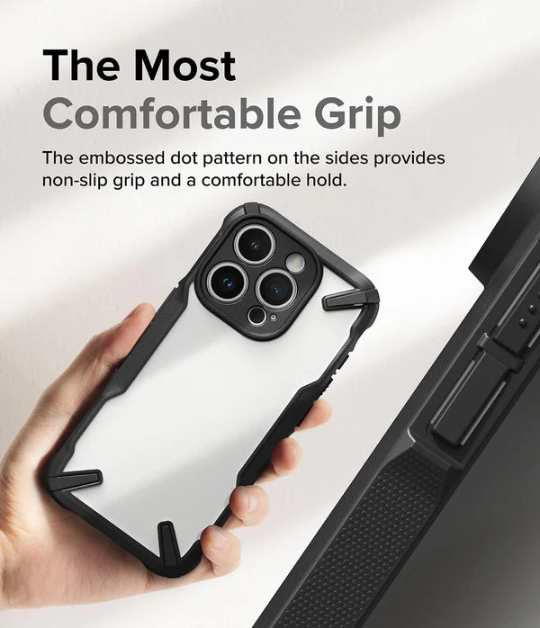 iPhone 15 Pro Max Back Cover Case | Fusion X - Black