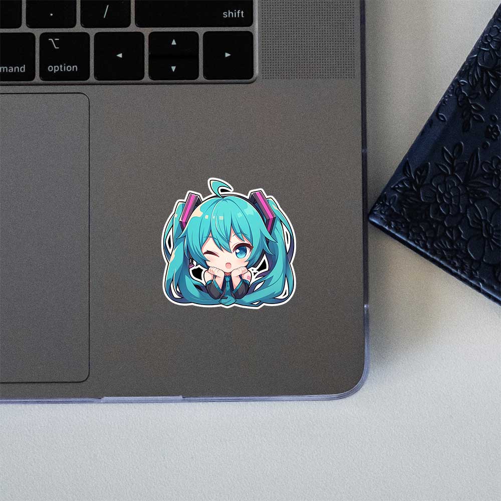 Hatsune Miku Chibi Anime Sticker